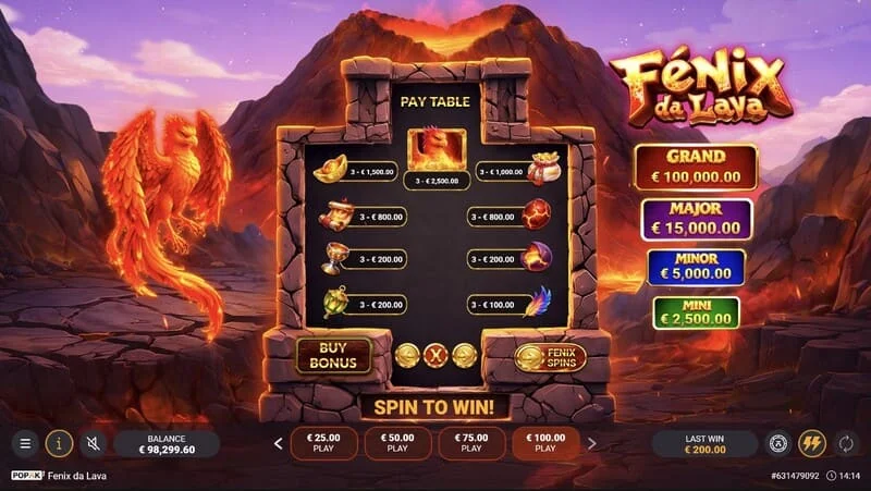 Fenix da Lava - การสะสมเหรียญโดยตัวรวบรวมในโหมด Respins